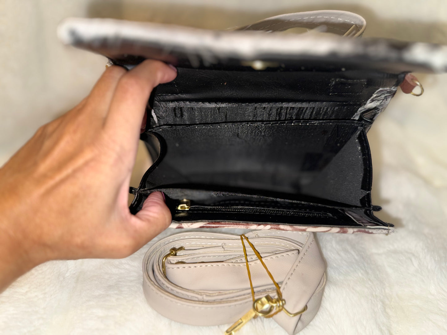 La Guadalajara Cowhide Clutch