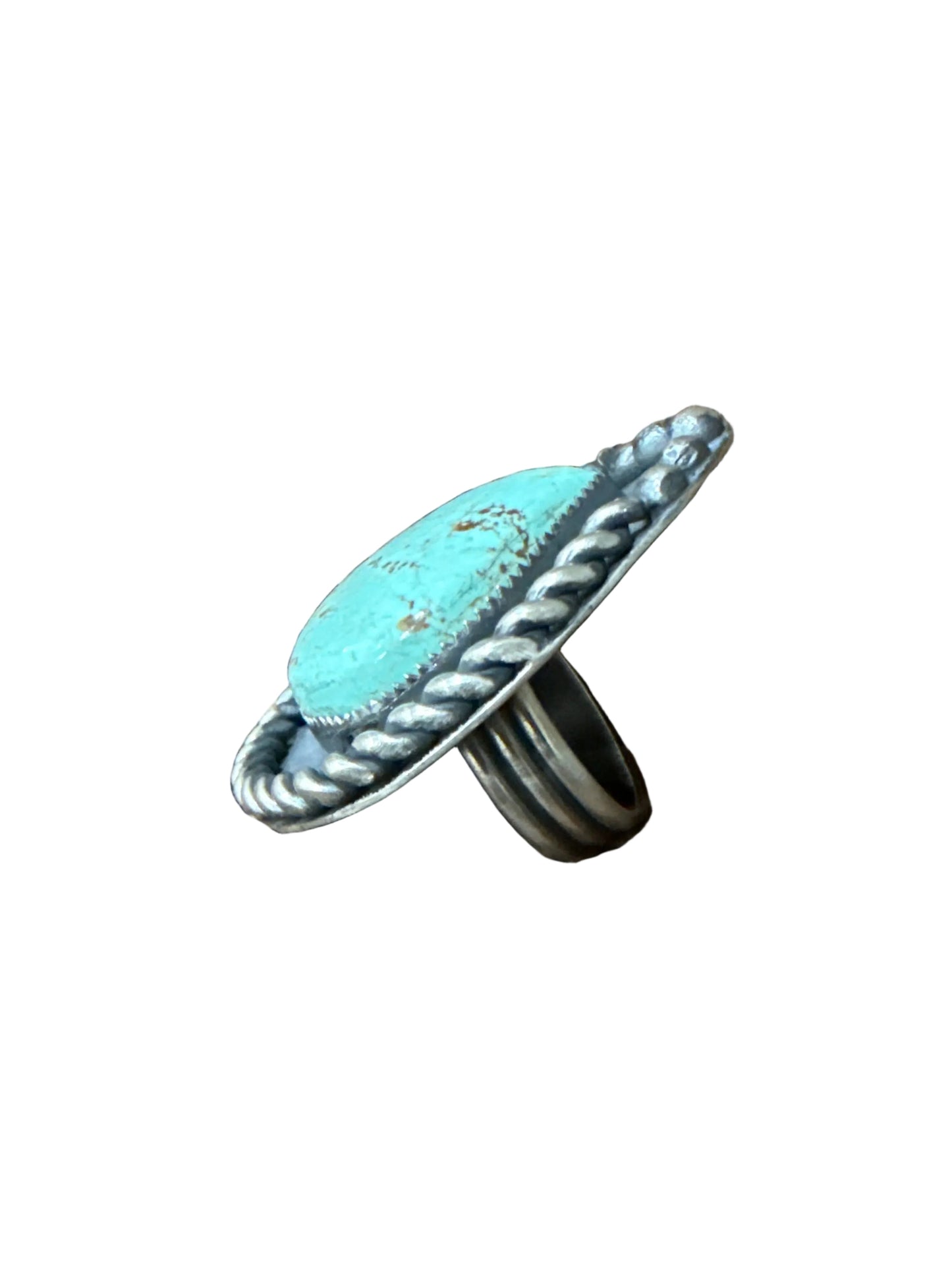 Yemaya’s Tide – Mine 8 Turquoise Statement Ring