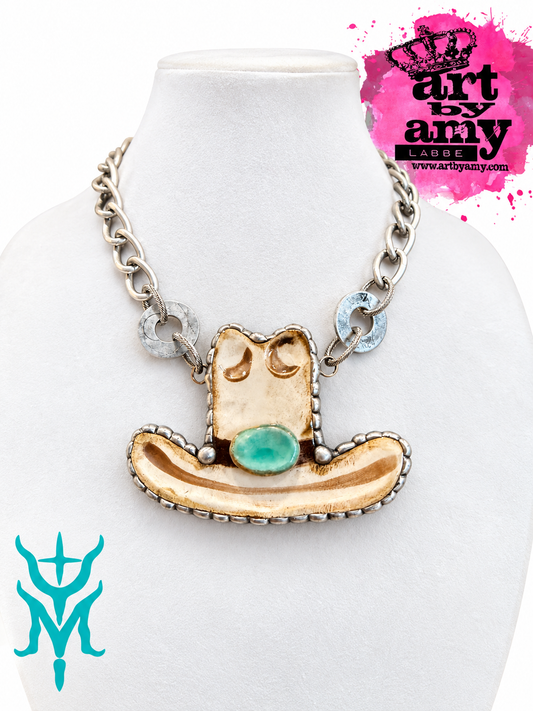New Hat Goofin – Reversible Cowboy Hat Necklace