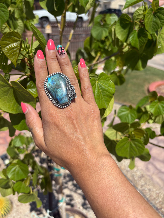 Coffin Rose Ring
