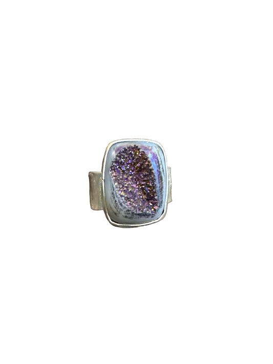 Midnight Alchemy Druzy Ring