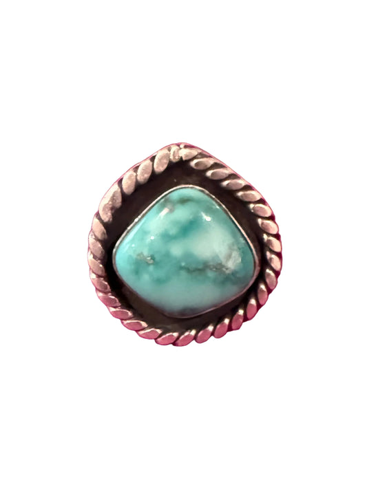 Foxy Lady – Fox Turquoise Sterling Silver Ring