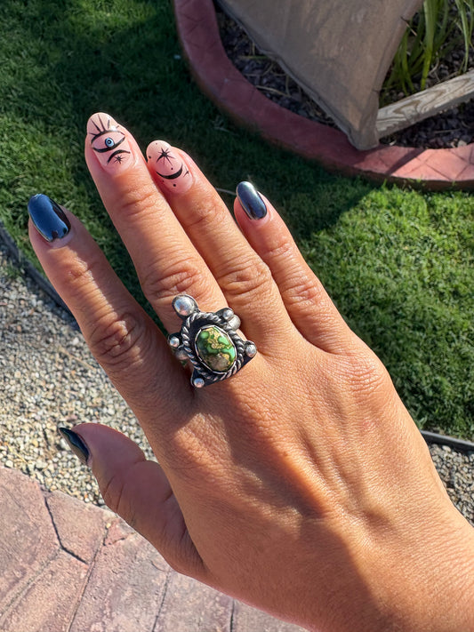 Shell Yeah! Turquoise Turtle Ring