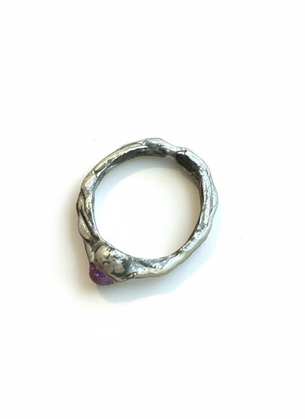 Roswell Rose – Pink Fire Opal Ring