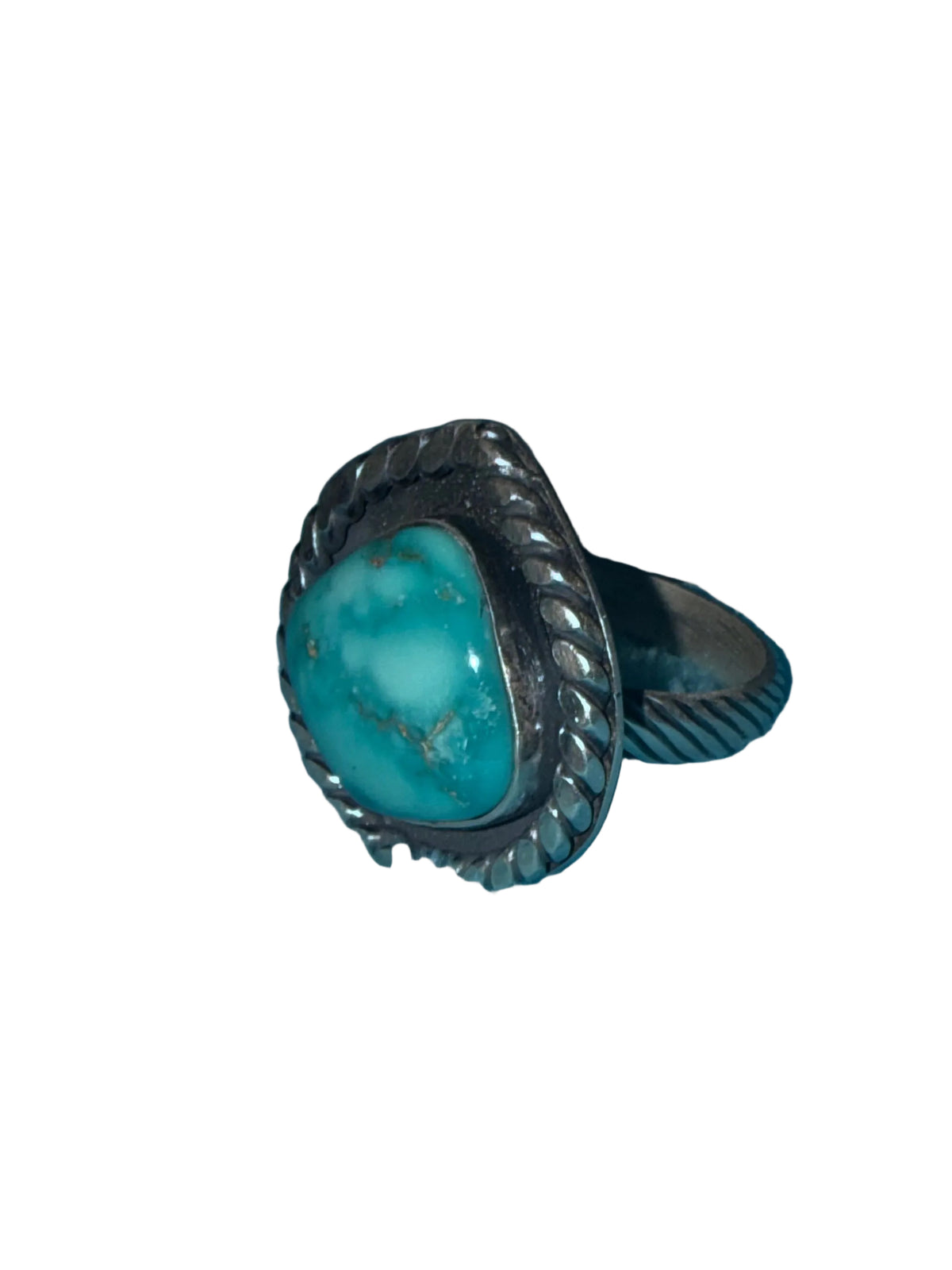 Foxy Lady – Fox Turquoise Sterling Silver Ring